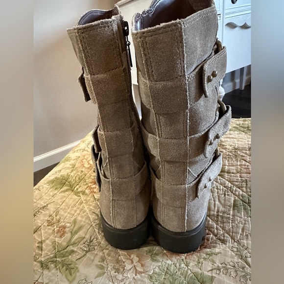 Clarks Orinocco Kick Suede Moto Boot Size 7 - Picture 4 of 7